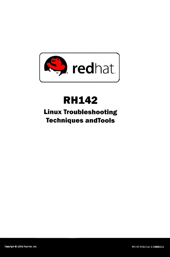 RH142 Linux Troubleshooting Techniques and Tools | PDF