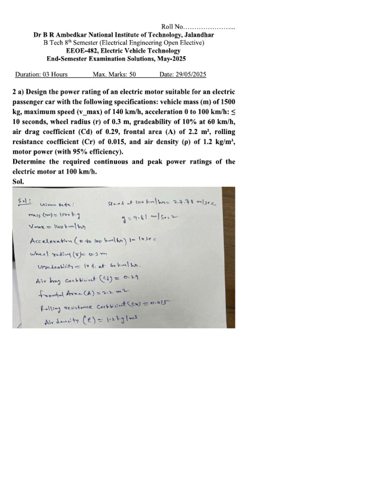 End Sem Solution 2024 | PDF