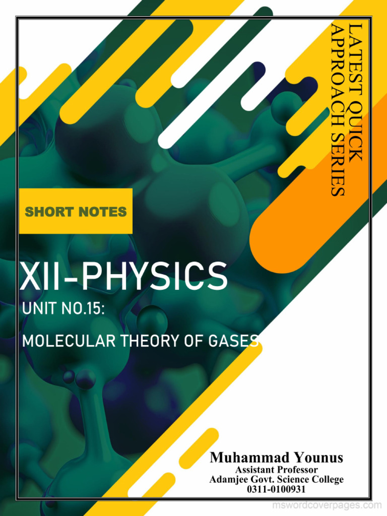 Unit 15 Very Short Notes by Professor Younus | PDF