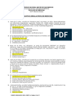 Examen Medicina Interna Banco Unmsm 2012