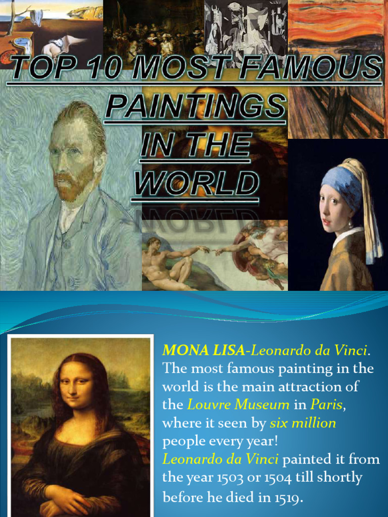Top 10 Most Famous Paintings | PDF | Paintings | The Arts