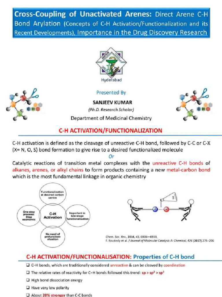 C - H Bond Activation | PDF