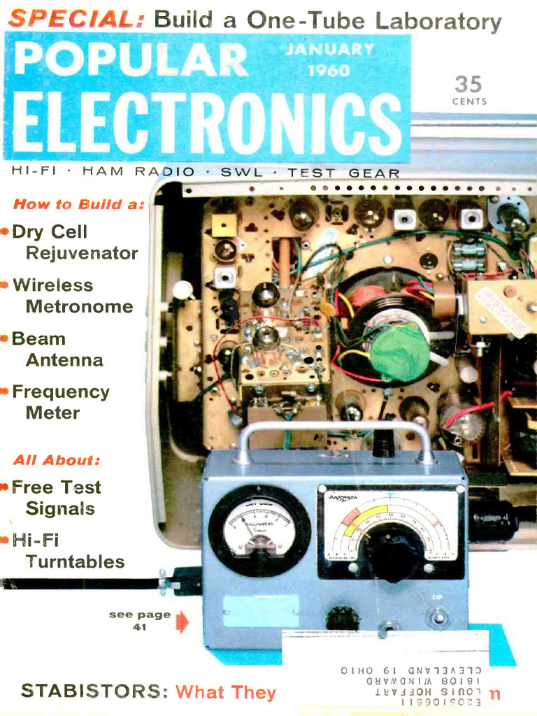 CRT Tester and Reactivator Guide | PDF | Electrical Equipment ...
