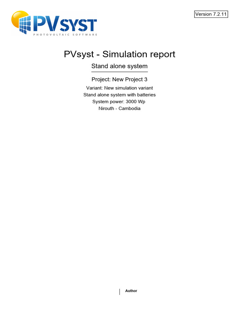 New Project 3 - Project - Vc0-Report | PDF | Photovoltaics | Solar Panel
