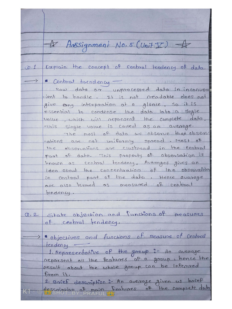 Maths 5th Assignment | PDF
