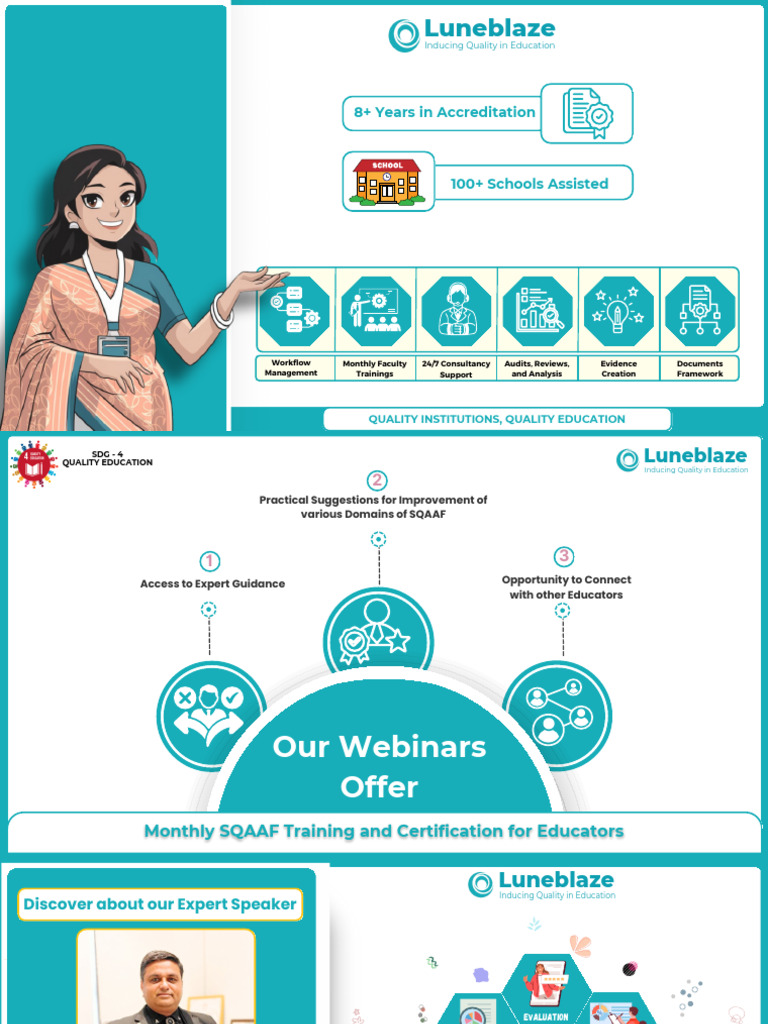 SQAAF Self-Assessment for Quality Education | PDF