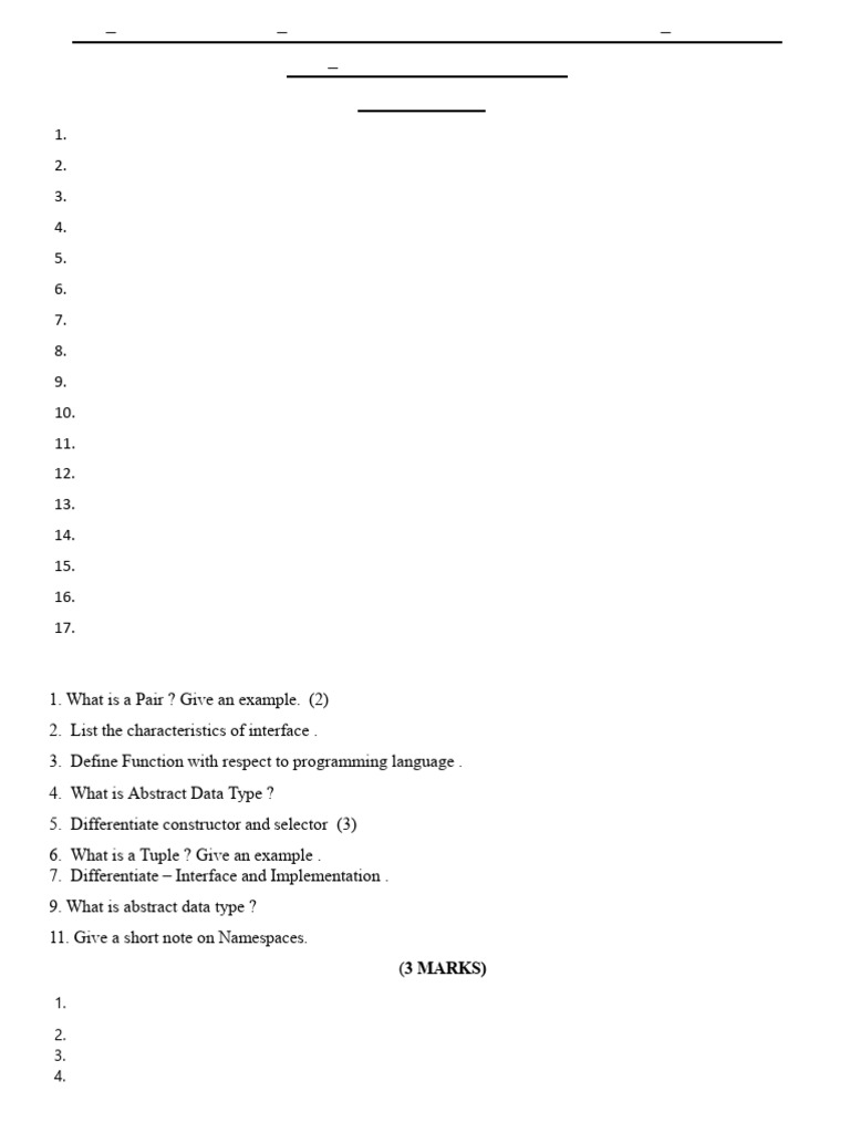 Computer Science Exam Questions 2020-2025 | PDF | Computer Programming ...