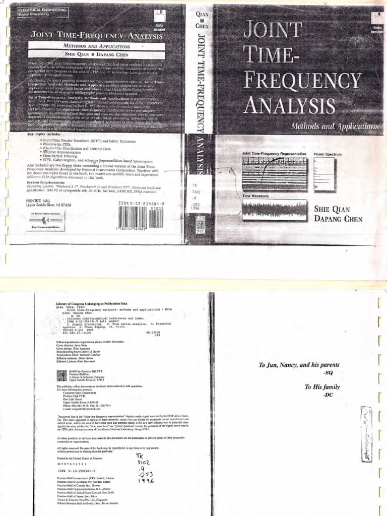 Joint Time-Frequency Analysis Qian | PDF