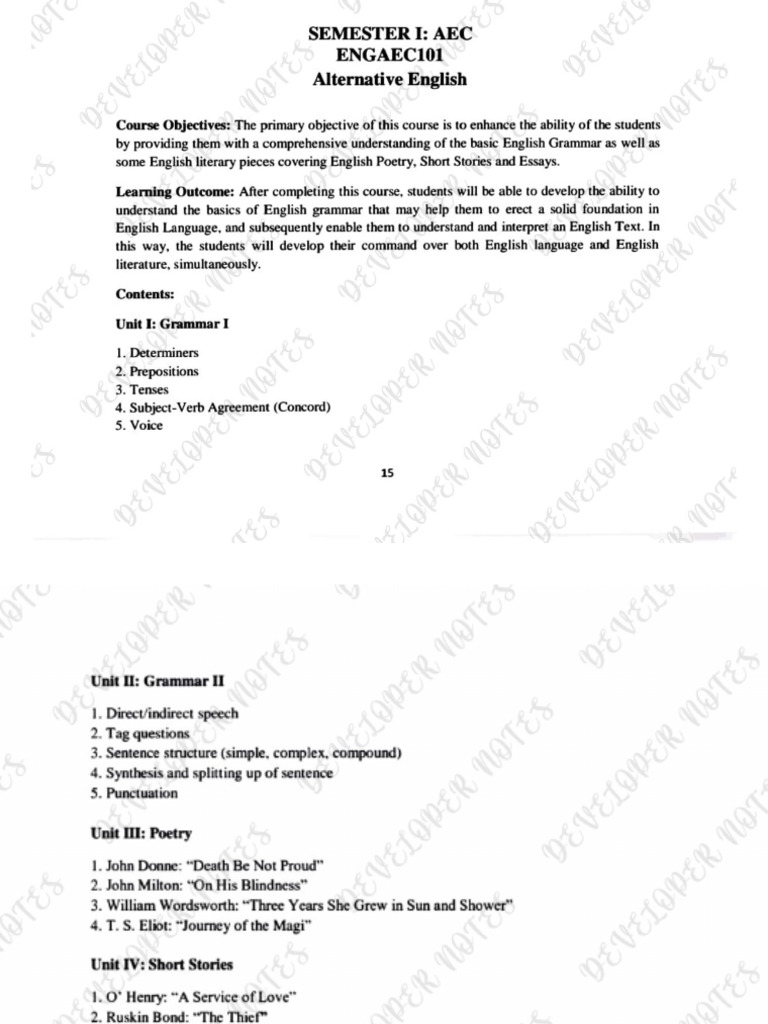 AEC (Unit-1) | PDF