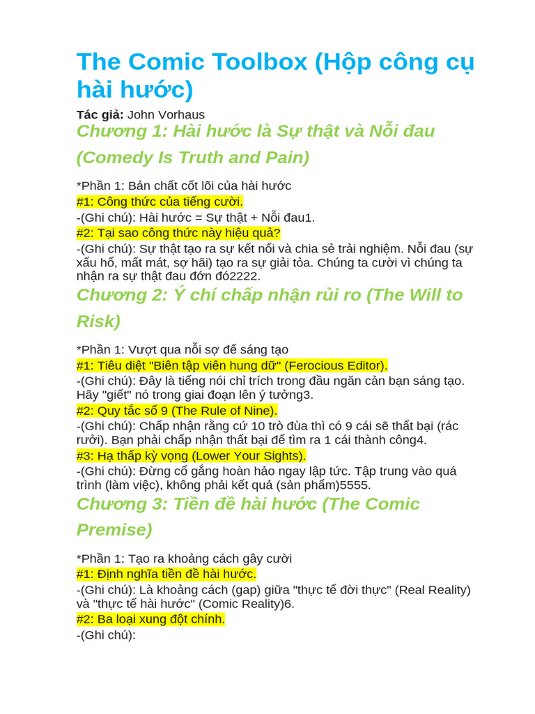 The Comic Toolbox | PDF