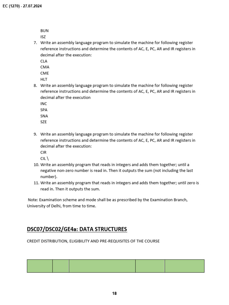 Assembly Language & Data Structures Guide | PDF | Computational ...