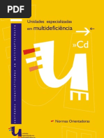 Unidades Especializadas em Multideficiência  - Normas Orientadoras