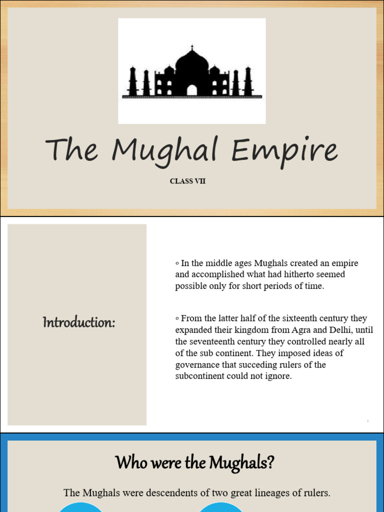 Overview of the Mughal Empire | PDF | Mughal Empire