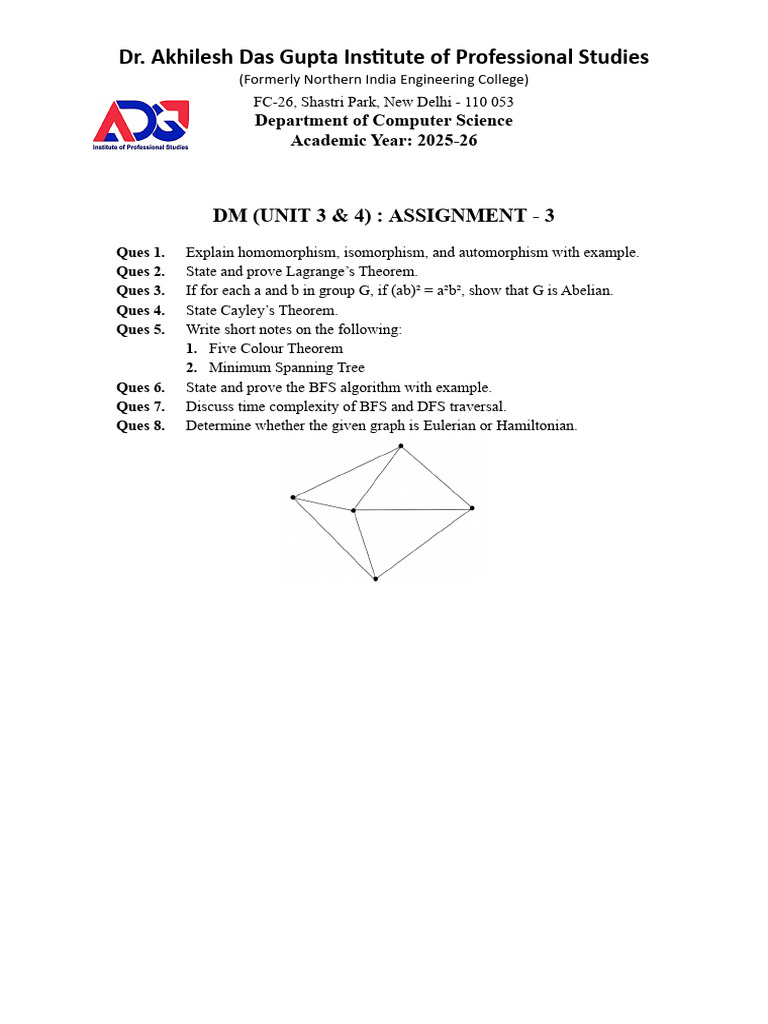 Computer Science Assignment 2025-26 | PDF