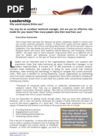 Leadership Orange Paper