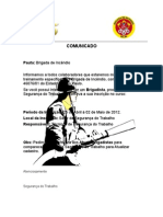 Comunicado de Inscrição Brigada