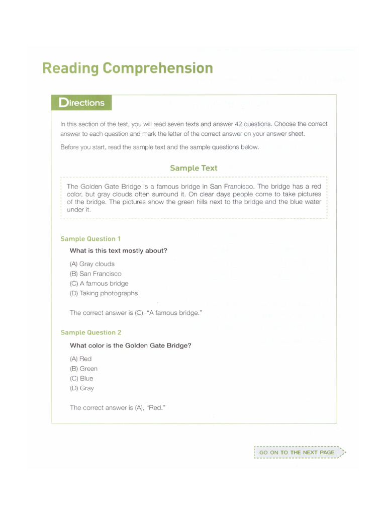 Placement Test RC (1) | PDF