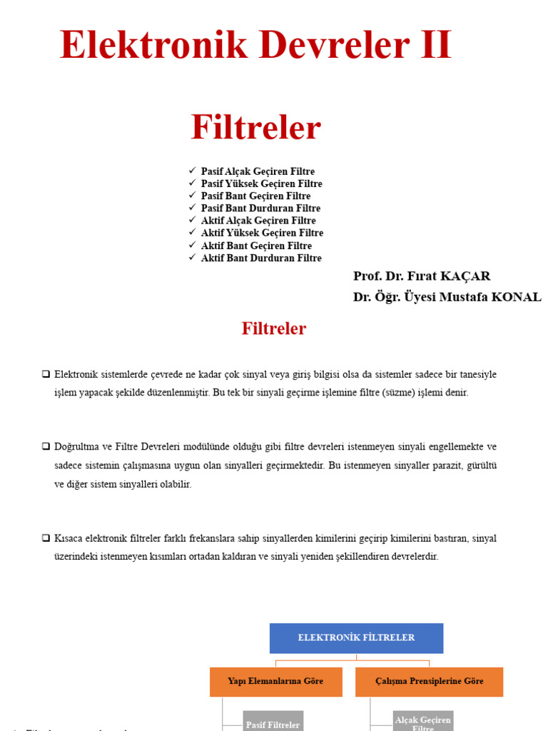Elektronik Devreler | PDF