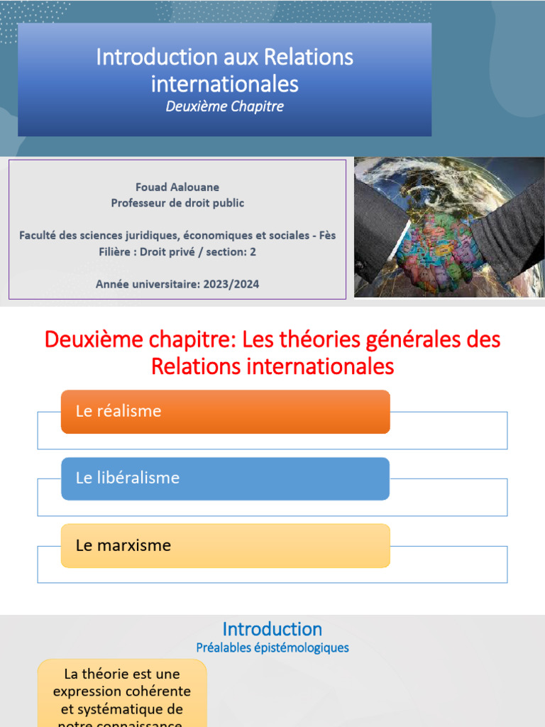 Théories des Relations Internationales | PDF | État | Libéralisme