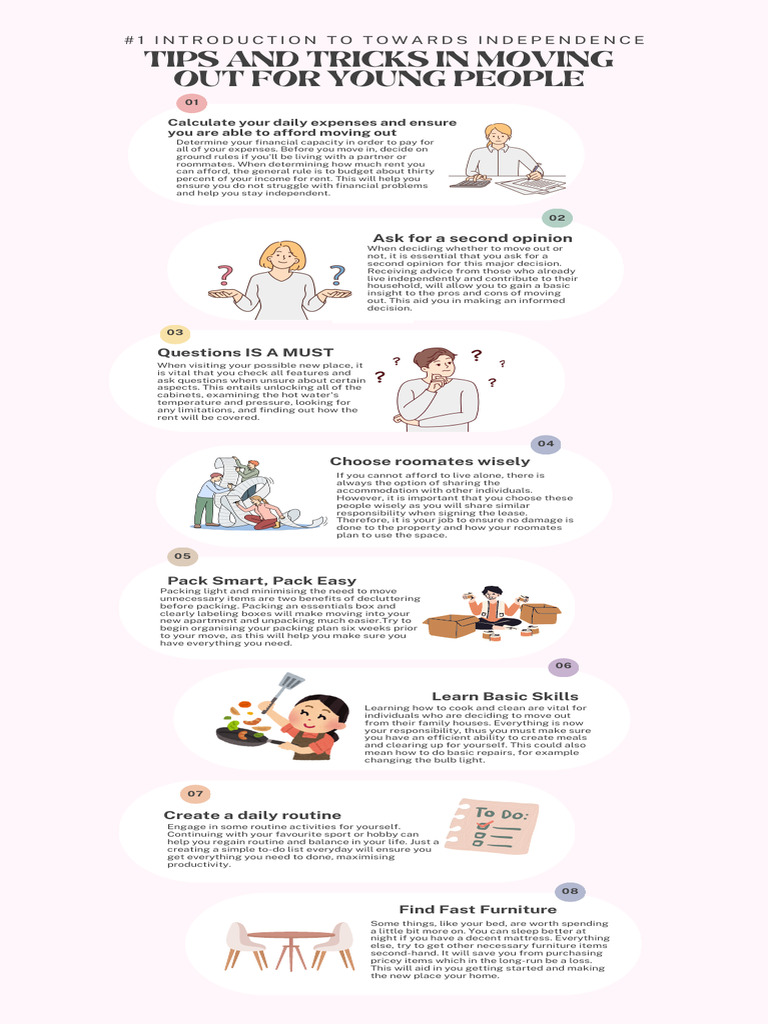 Essential Tips for Moving Out Young | PDF | Roommate