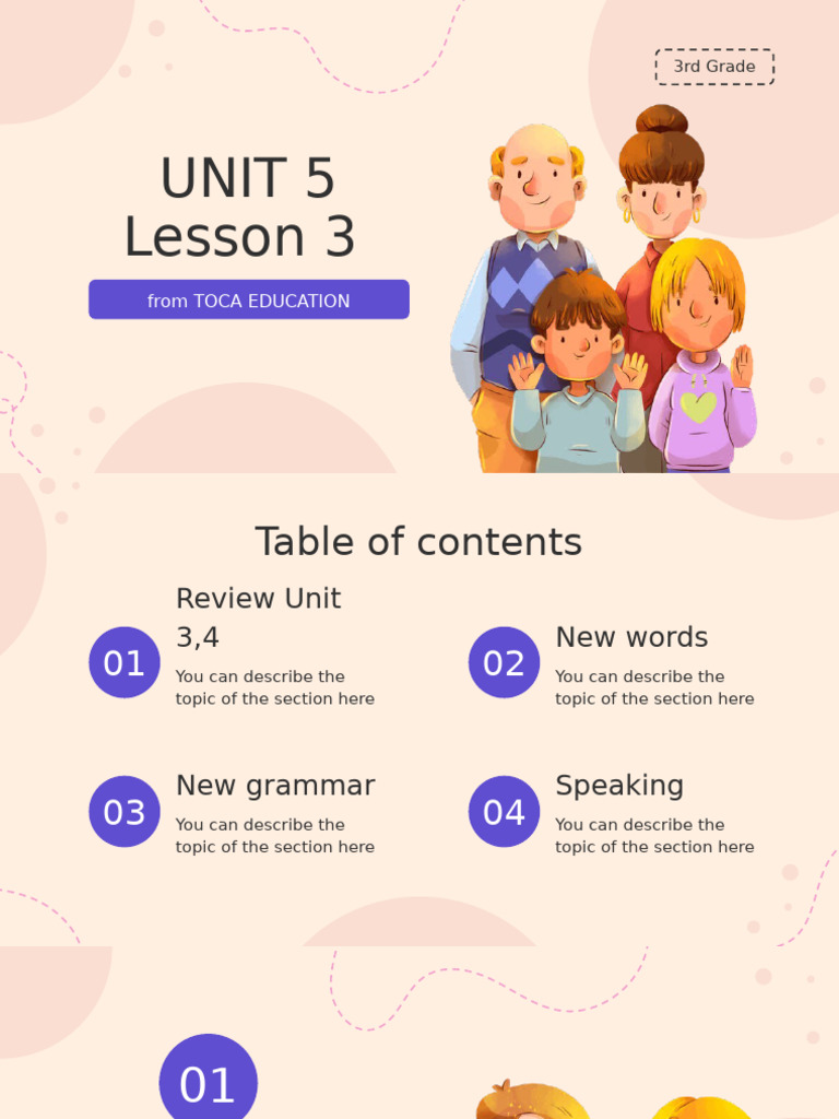 3rd Grade Family Vocabulary Lesson | PDF | Natural Sciences | Bodies Of ...