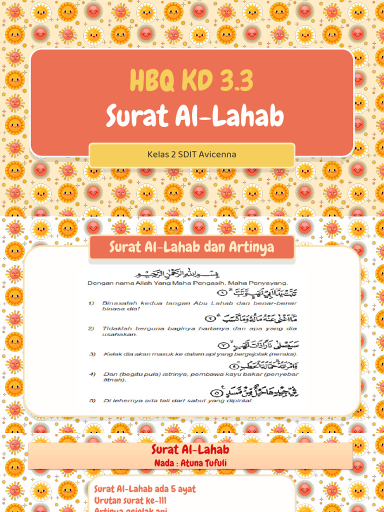 Surat Al-Lahab: Makna dan Isi 5 Ayat | PDF