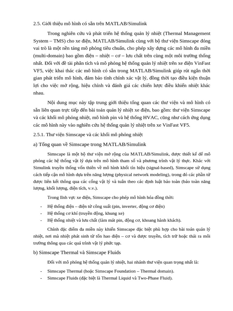 a) Tổng quan về Simscape trong MATLAB/Simulink | PDF