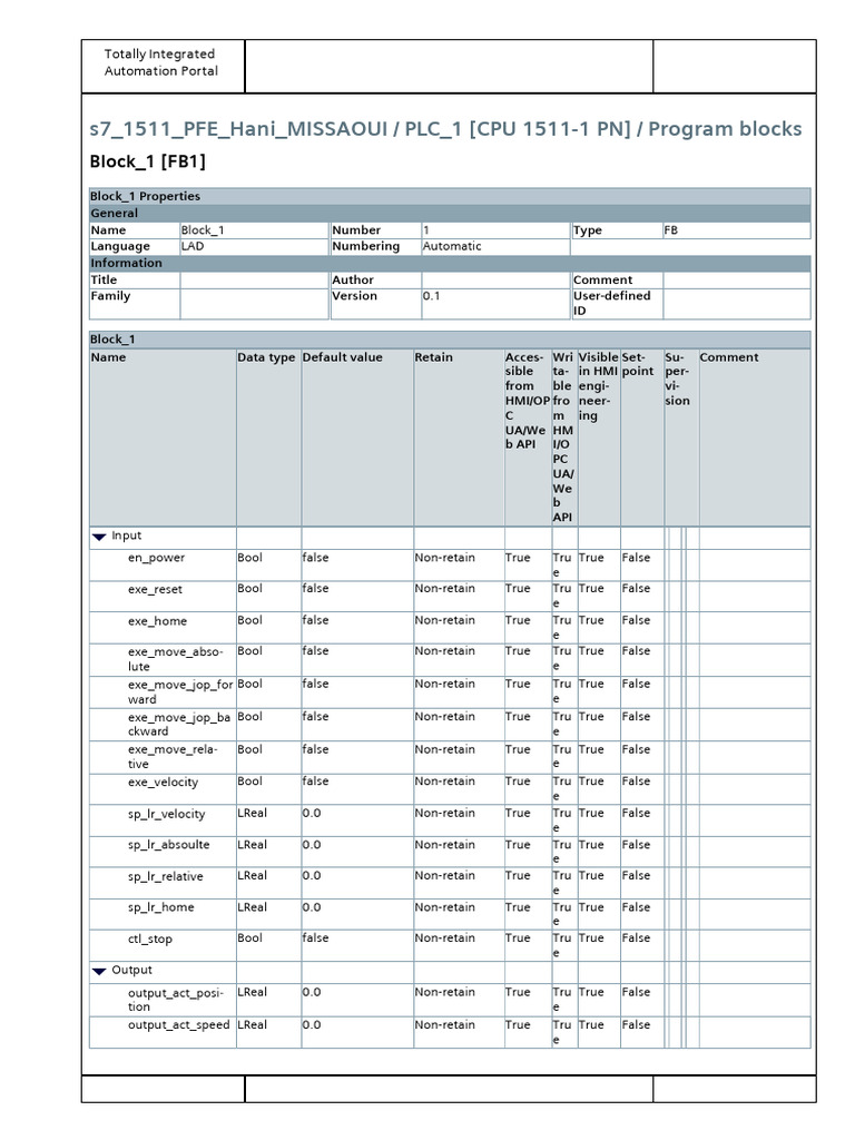 PLC Program Block Configuration Guide | PDF | Software Engineering ...