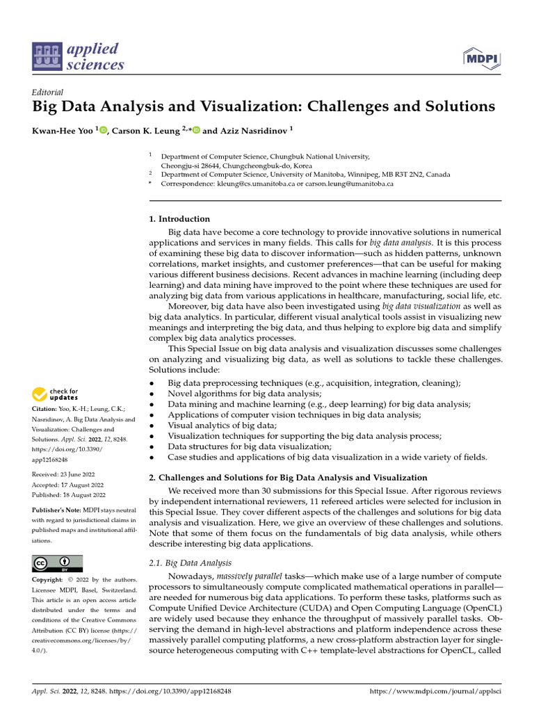 Big Data Analysis: Challenges & Solutions | PDF | Big Data | Data Analysis