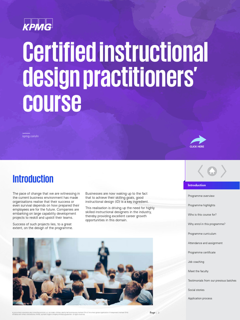 Certified Instructional Design Course | PDF | Curriculum ...