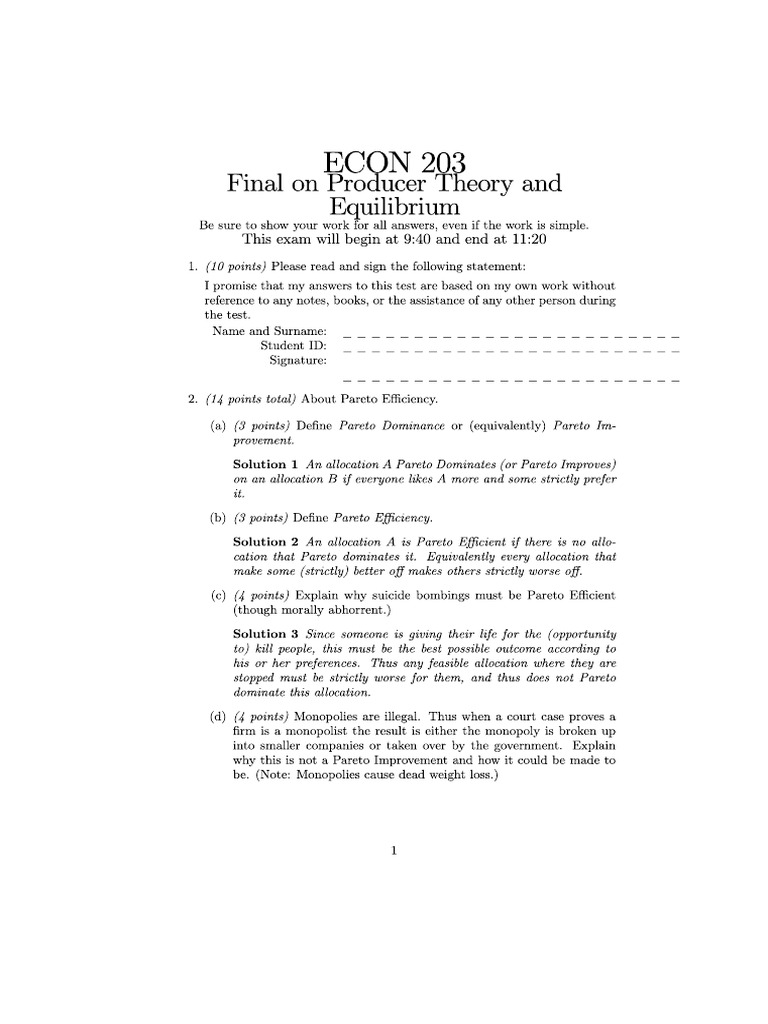 161 Final Answers | PDF