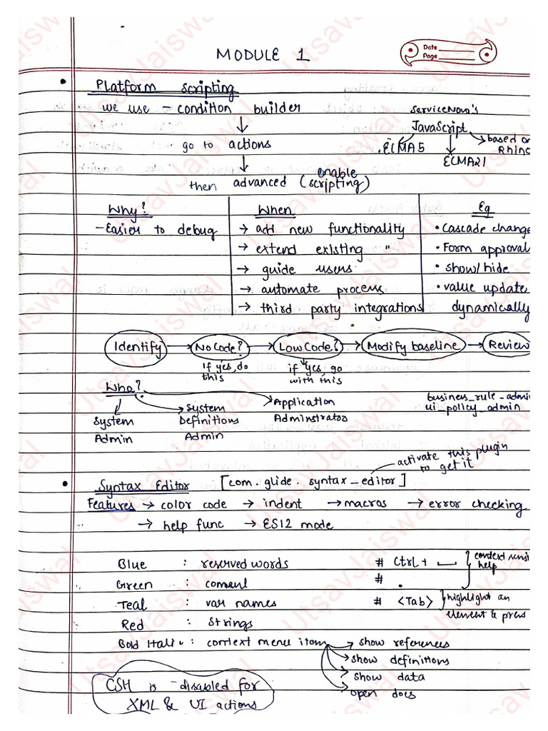 Scripting Hand Notes | PDF