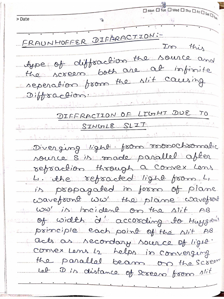 Diffraction | PDF