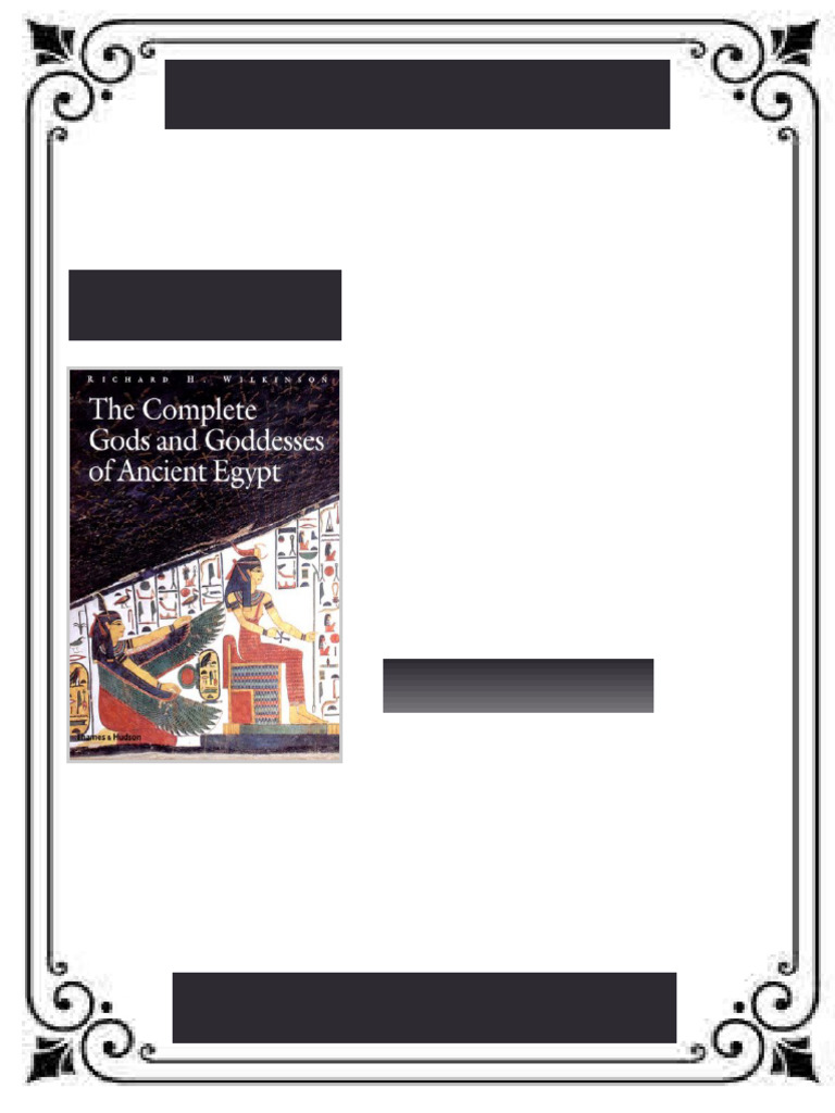 The Complete Gods and Goddesses of Ancient Egypt First Edition. Edition ...