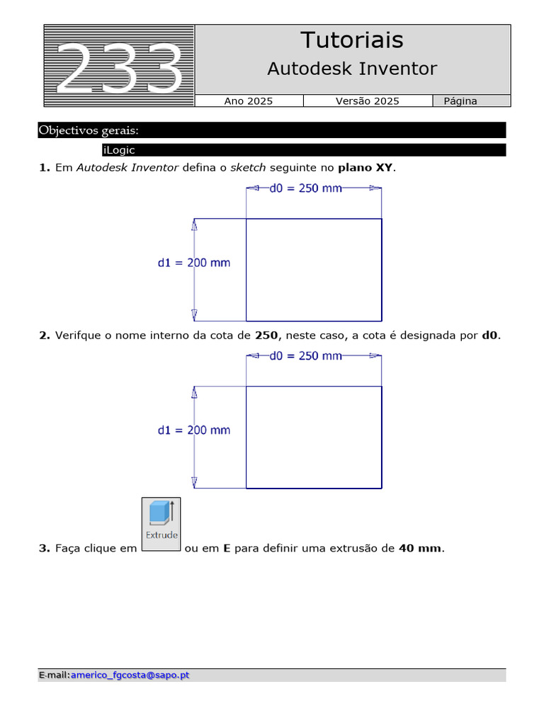 Tutoriais iLogic Autodesk Inventor 2025 | PDF