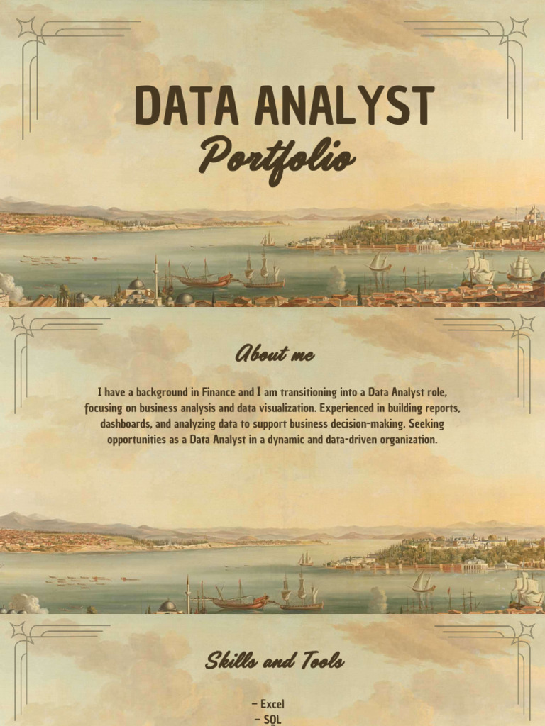 Data Analyst Portfolio Presentation | PDF | Data Analysis | Business