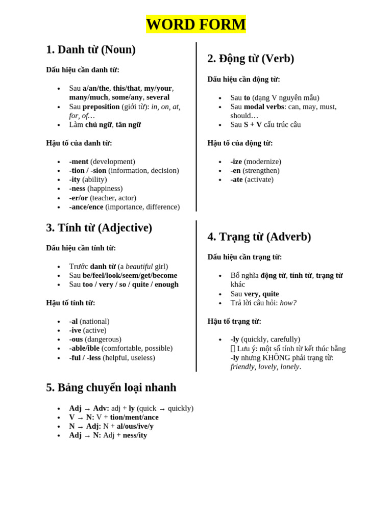 CT Word Form | PDF
