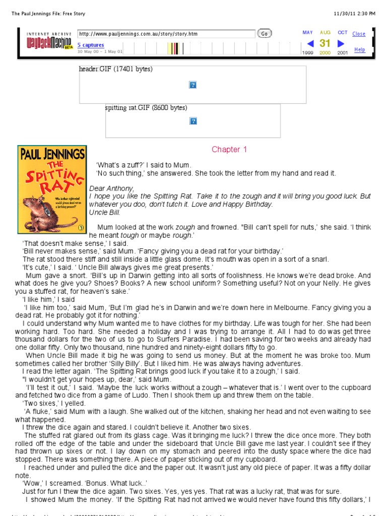 The Paul Jennings File_ Free Story Leisure