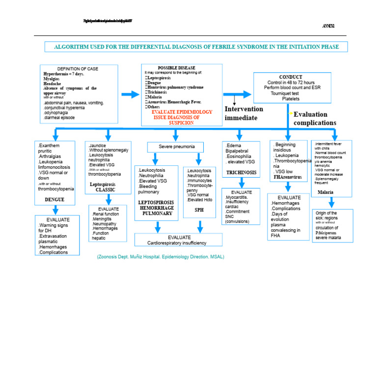 Leptospirosis Diagnosis Protocol 2007 | PDF | Fever | Syndrome