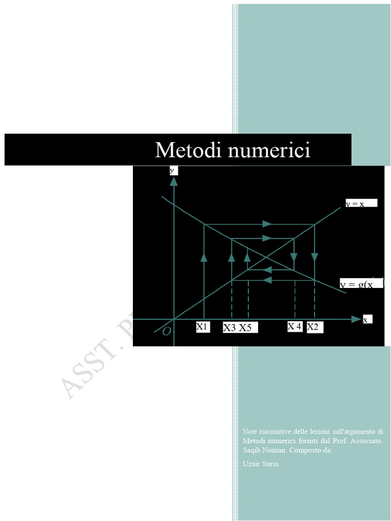 Appunti Sui Metodi Numerici PDF | PDF
