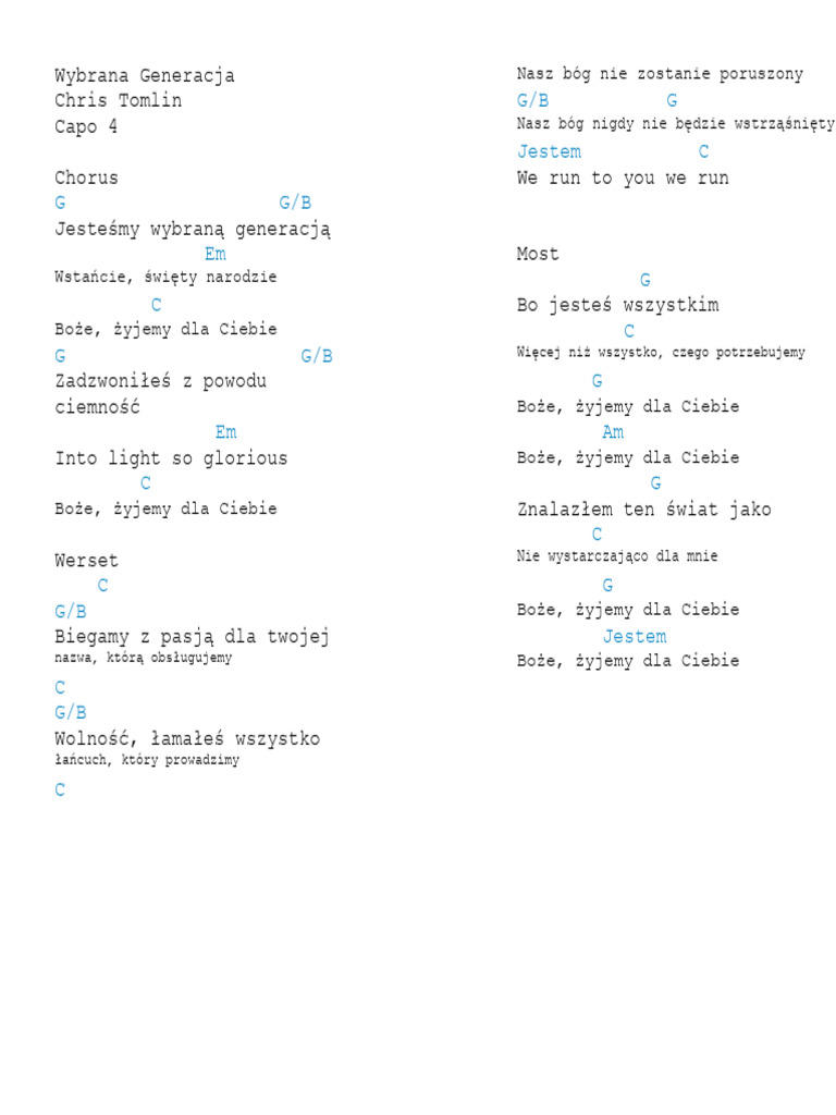 Wybrana Generacja | PDF