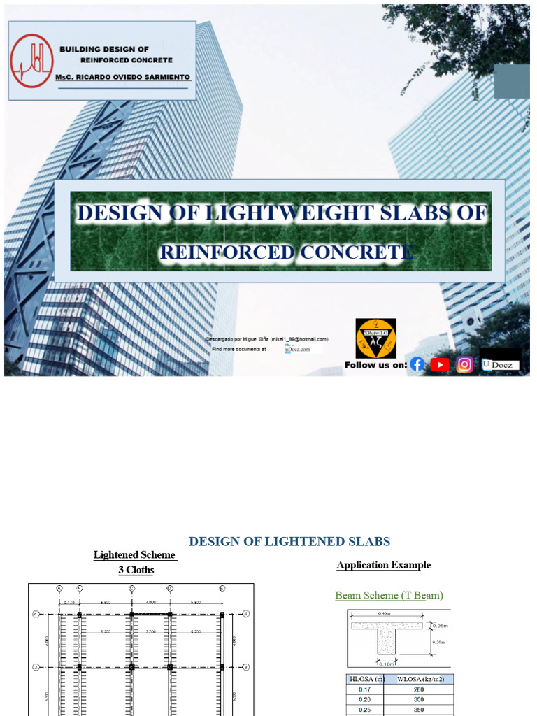 Design of Lightened Reinforced Concrete Slabs | PDF | Beam (Structure ...