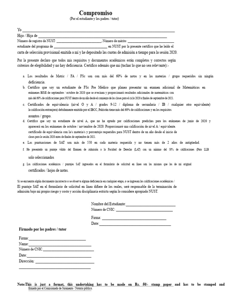 Compromiso-2020 | PDF | Se sentó | Calificaciones