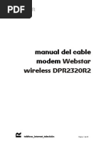 Cablemodem WiFi Webstar DPR2320R2