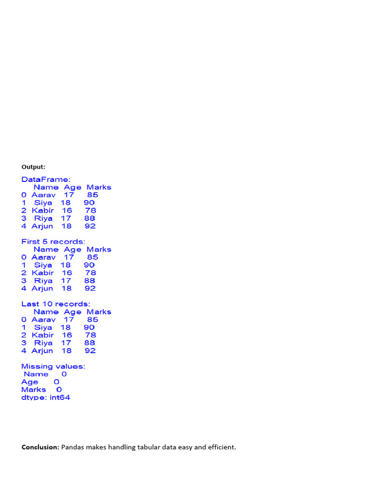 Create and Analyze DataFrames with Pandas | PDF | Mean Squared Error ...