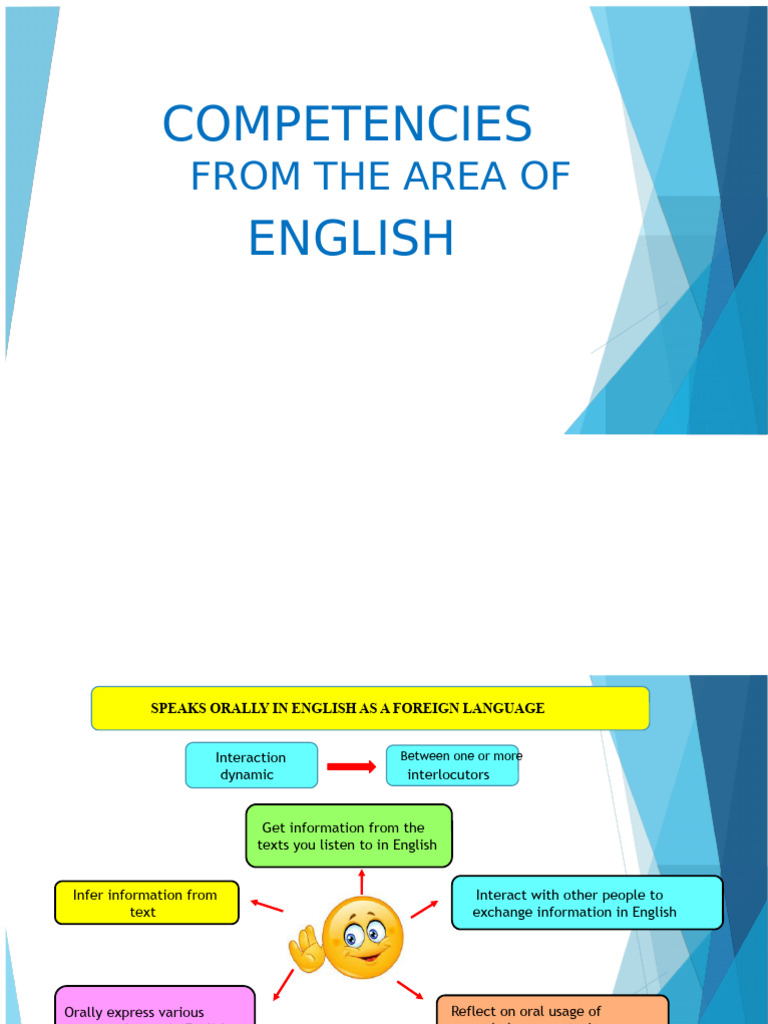 English Language Competencies Guide | PDF | Information | English Language