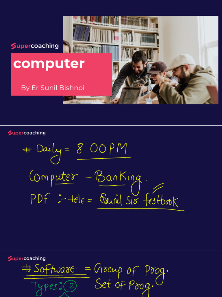 31 Aug Computer Class PDF | PDF