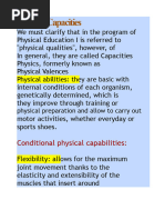 Types of Physical Abilities Explained | PDF | Flexibility (Anatomy ...