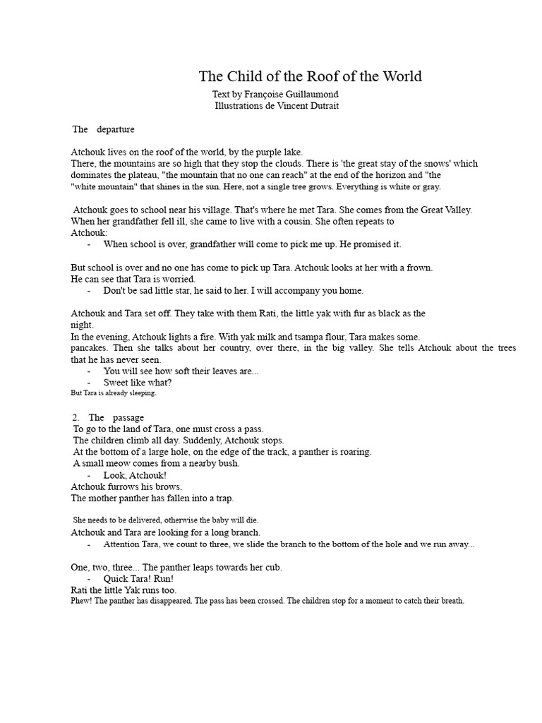 The Child of The Roof of The World PDF