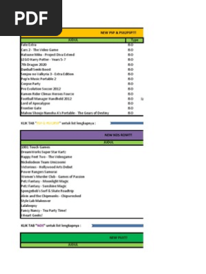 List X Pcgame (PC Ps3 PSP NDS) 04!01!12 (Repaired) | PDF